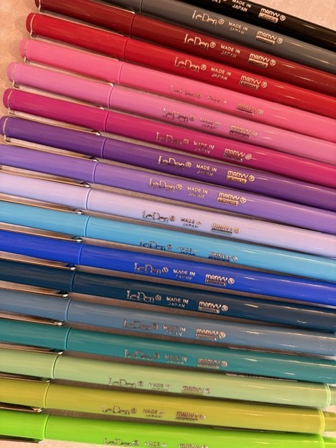 Le Pen colored felt-tip pens at Paper Trails