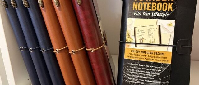 Refillable leather Voyager notebooks Refillable leather Voyager notebooks at Paper Trails